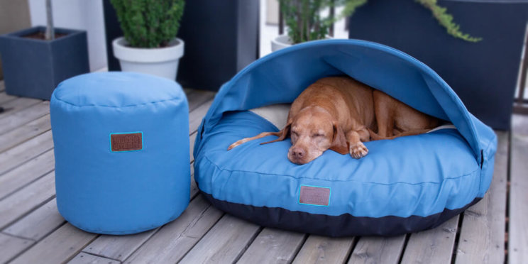 snuggle-dreamer-outdoor-hundehoehle_picknicker-blau-hocker-Siton-Blau_2