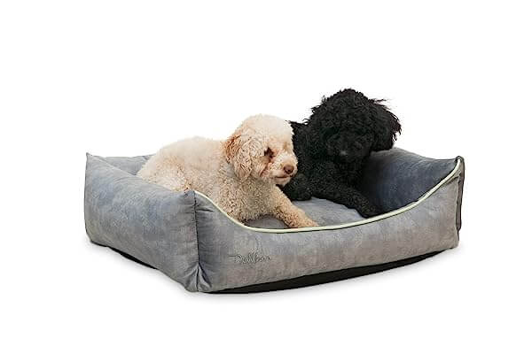 Dellbar Hundekorb,  80cm x 65cm x 20cm, Silber